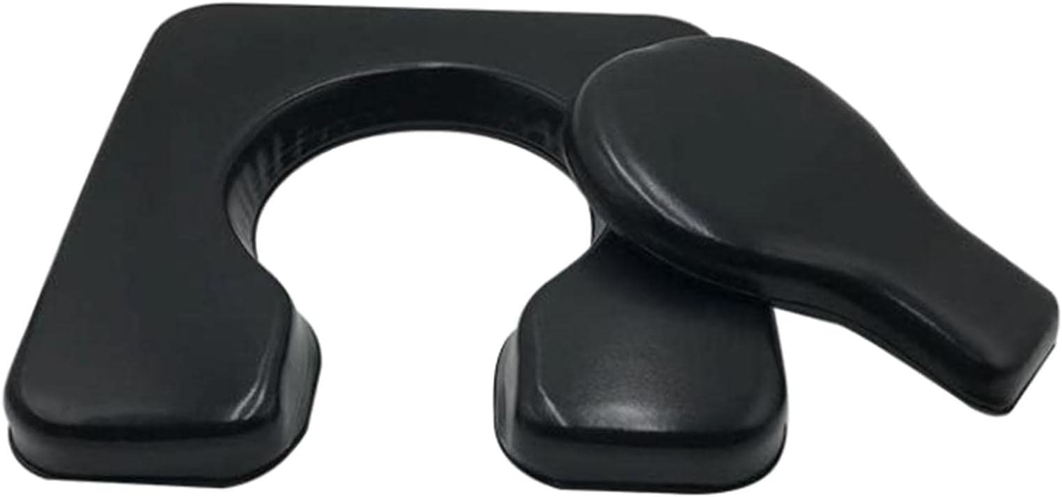 perfk PVC Commode Seat Cushion, Removable, Portable, Toilet Cushion, Waterproof Soft Comfortable for Disabled Elderly