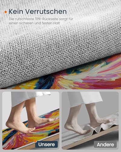 Tapis salon lavable machine jaune petit format pour bureau et cuisine
