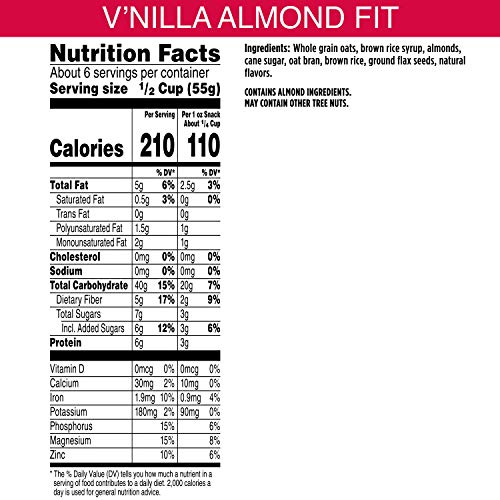 Bear Naked Fit, Granola, V'nilla Almond, Vegan And Kosher, 12Oz Bag #TOP1