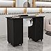 OmySalon Manicure Table Nail Desk for Nail Tech, Nail Table Beauty Salon Tech Station w/Electric Downdraft Vent, Lockable Wheels,Wrist Cushion,Storage Drawers