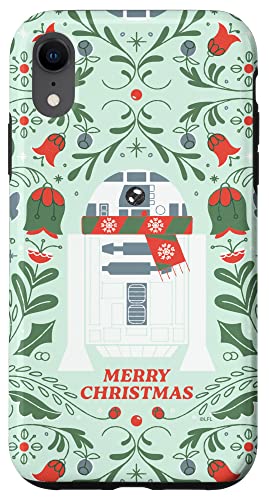 Coque iPhone XR Star Wars R2D2 au pied du sapin pour illuminer vos fêtes