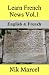 Learn French News Vol.1: English & French