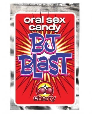 Bj blast oral sex candy - cherry (package of 4)