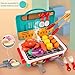 Kids BBQ Grill Toys Set, Kitchen Toy Set with Spray Sound & Color-Changing Food 29 PCS Play Kitchen Accessories for Toddlers Boys Girls