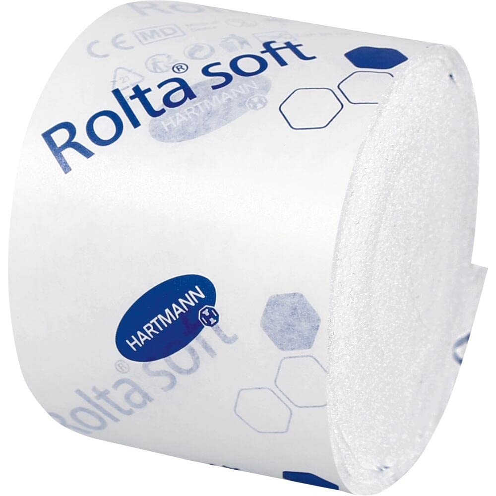 Hartmann 9320481 Rolta Soft syntetyczny bandaż z waty, 6 cm x 3 m, 50 sztuk