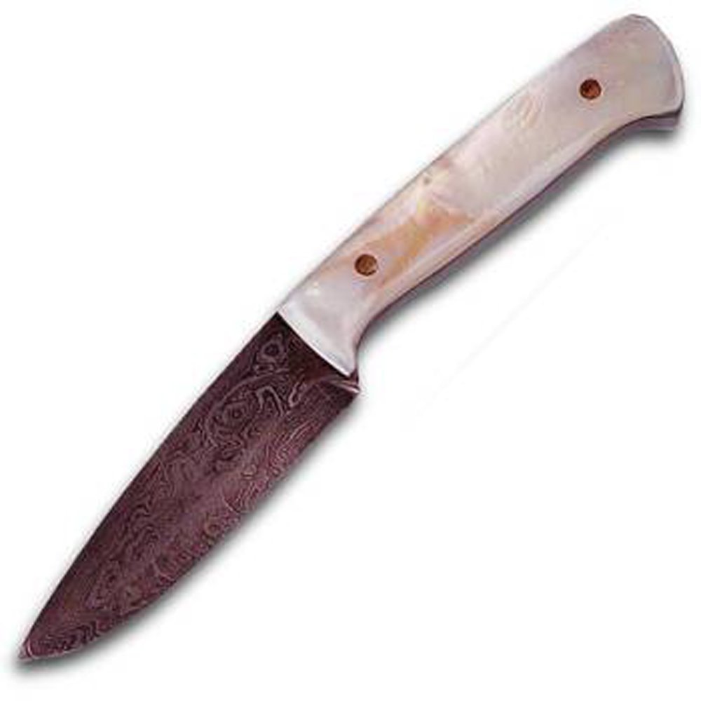 Miniature Damascus Knives- Standard Hunter 4-1/4"