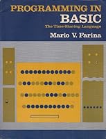 Programming in Basic, the Time-Sharing Language 0137304242 Book Cover