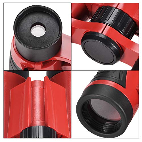 Binoculares plegables compactos 5x30 color rojo miniatura 4