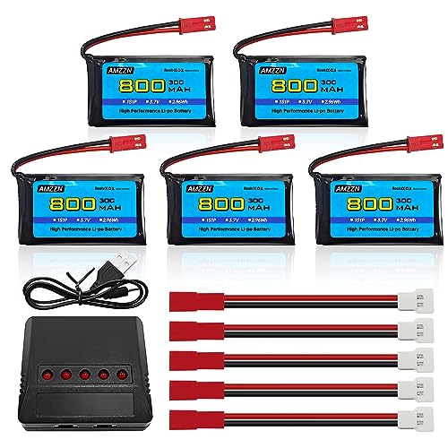 Baterías Lipo 3.7V para alargar las tardes de vuelo recreativo con amigos y drones RC