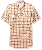 Columbia Men's Silver Ridge Lite Plaid Short Sleeve, Ancient Fossil Small Grid, Large