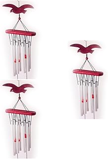 3 Pçs Sinos De Vento De Madeira Pendurado Carrilhão De Madeira Artesanal Carrilhão De Vento Parede Pendurado Carrilhão De Vento Madeira Carrilhão De Vento Yiwu Tubo De Metal Bambu