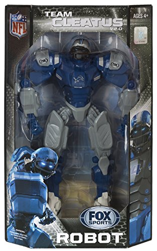 NFL Detroit Lions Fox Sports Team Robot, 10-inches - Thumbnail 7