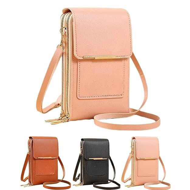 Women's Crossbody Purse | Stylish PU Leather Shoulder Bag with Adjustable Strap | Lightweight Multi-Compartment Crossbody Handbag | Small Everyday Sling Bag for Travel, Shopping, Office (Pack of 1)-picture-15