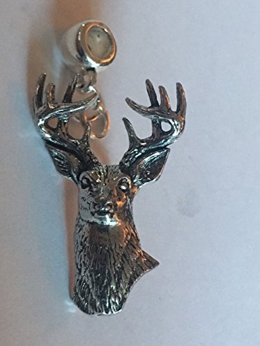 Charm cerf Z22 Blanc HEL le cadeau idéal pour bracelet à breloques