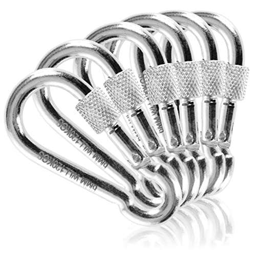 KOTARBAU Feuerwehr Karabiner - 25er Set Aus Stahl Mit Schraubverschluss