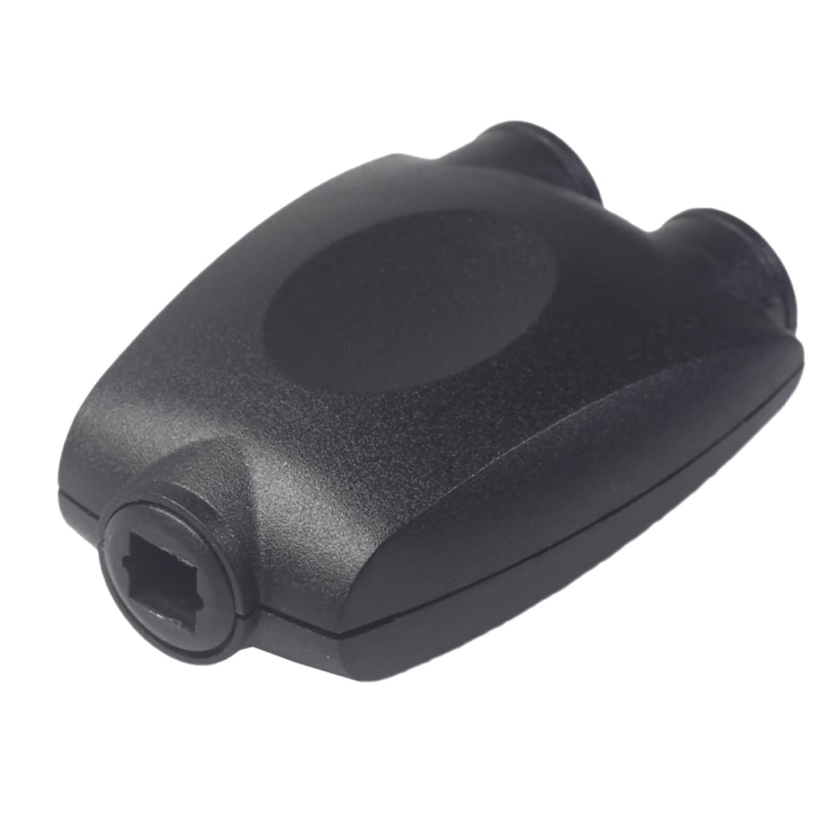 CIYODO Optical Audio Splitter Adapter Spdif One Input to Two Outputs Lightweight Design for Home Theater and Amplifiers Black Finish