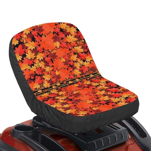 Yewattles Agricultural Industrial Seat Protective Accessories Decor Fall Thanksgiving Harvester Seat Cover Sun Proof Riding Lawn Mower Tractor Seat Towel Wraps Gift