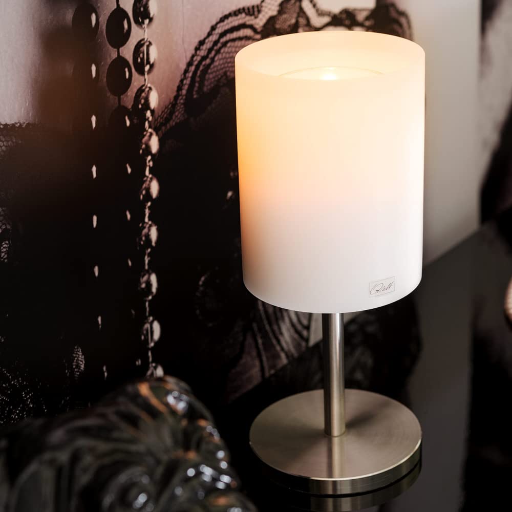 Qult Farluce Inside • Świecznik na podgrzewacze w kształcie świecy • świeca • świeca z tworzywa sztucznego o wyglądzie świecy • świeca typu tealight z wkładem na podgrzewacze • w zestawie świeczka