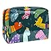 Schminktasche für Makeup Tasche Lustige Sockenpuppen Wasserdicht leichte Make up Tasche Organizer für Damen Herren und Kinder 18.5x7.5x13cm