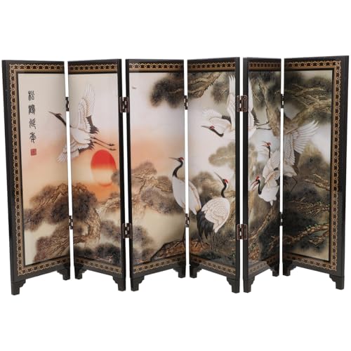 Eccellenza: sapientemente curato nei dettagli, garantendo un oggetto decorativo bello e raffinato, di paravento decorativo, ornamento per paravento pieghevole