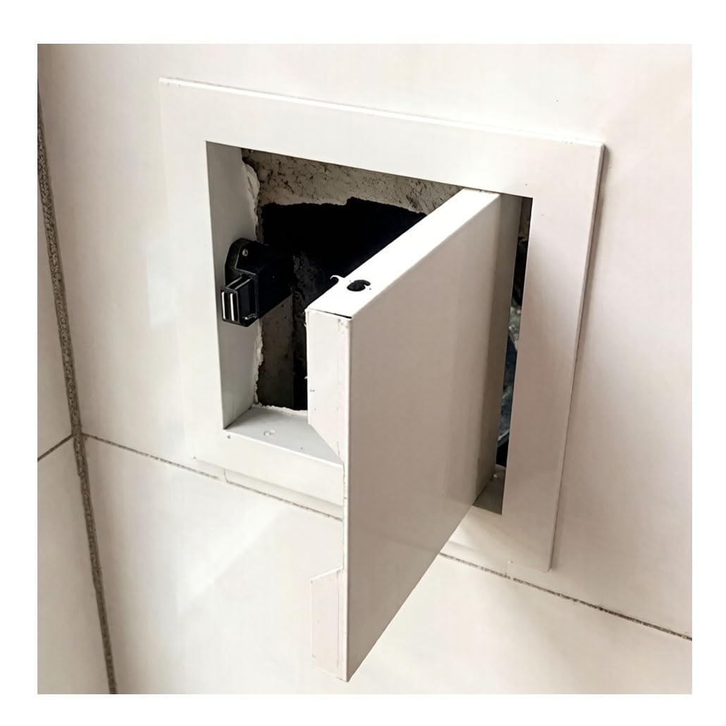 Porte de grenier coupe-feu 61x61cm en alu pour murs et plafonds