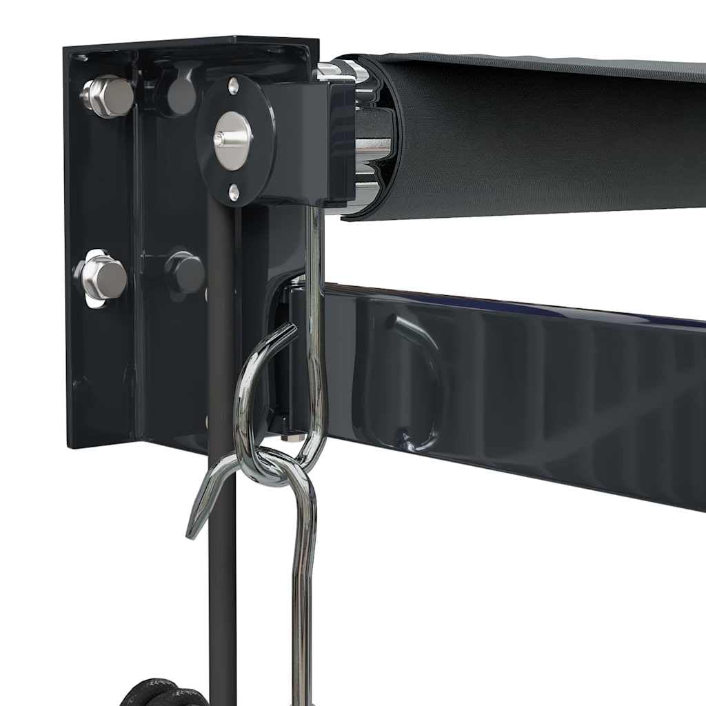 vidaXL Toldo retráctil automático Gris Antracita 3,5x2,5 m