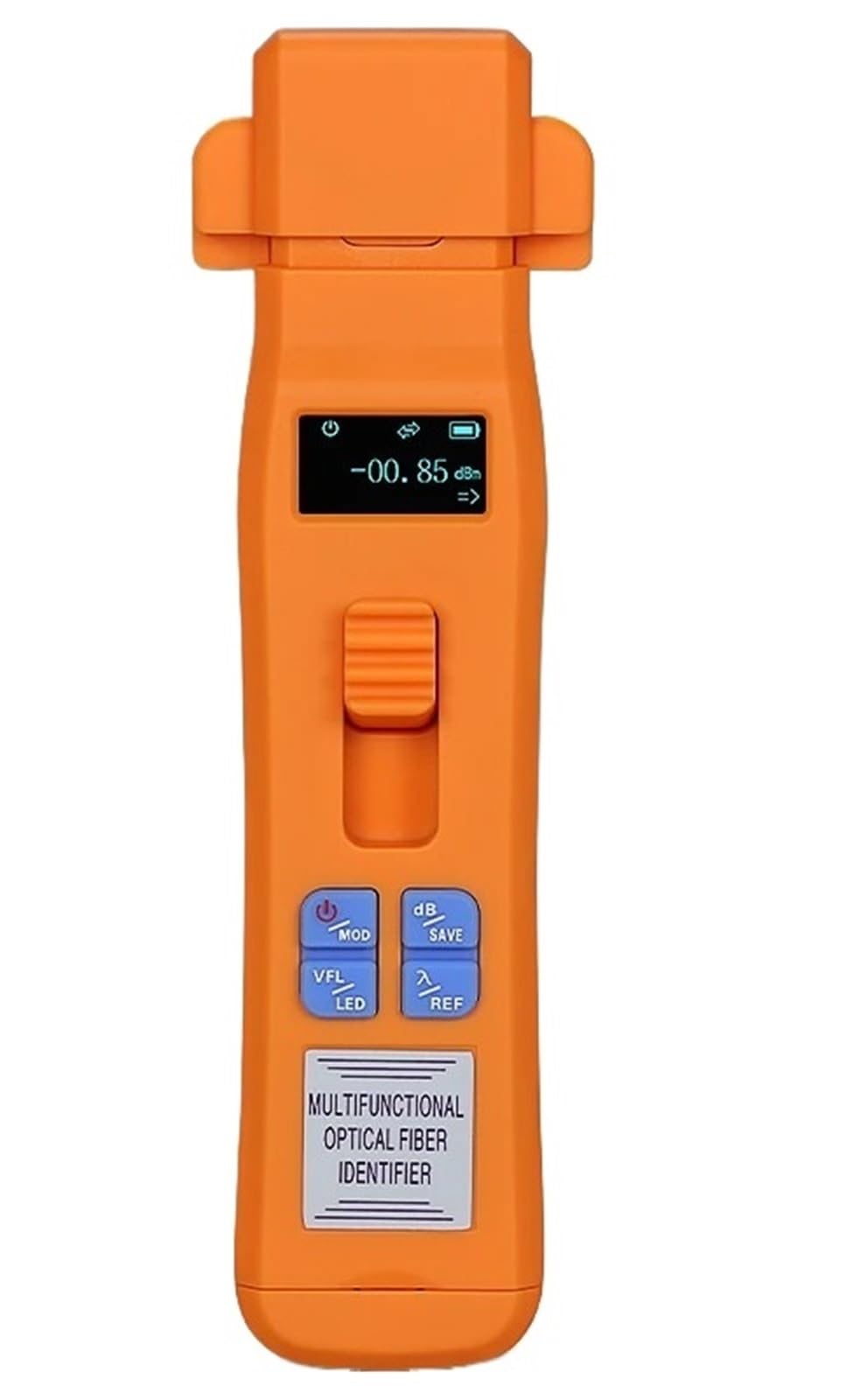 CVFRDD AUA-C607/C605 Rechargeable Fiber Optic Identifier Live With Built In OFI/OPM/LED Light/VFL 800-1700nm SM