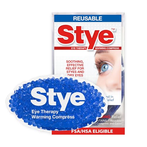 Stye Eye Therapy Reusable Warming Compress, Relief for Styes and Dry Eyes, Reusable
