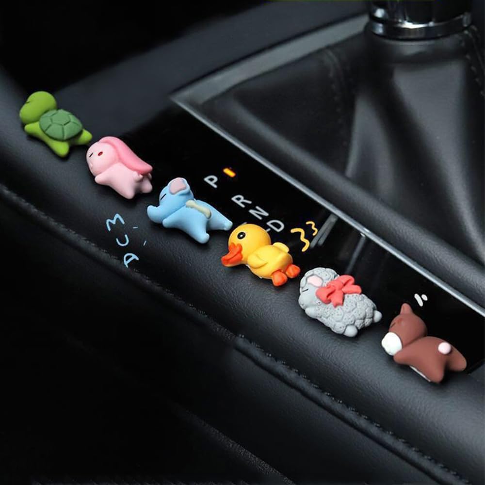 ANWoRLeT 6 Cute car Interior Decorations for car Mirrors