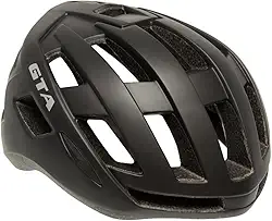 Capacete Gta Ciclismo Sinalizador Led Bike + Viseira RIDER - PRETO - M