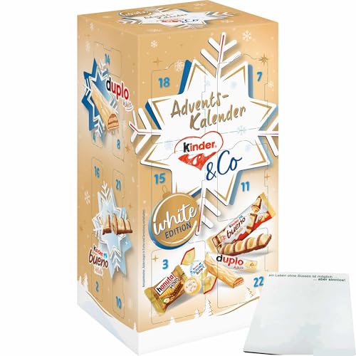 Adventskalender Kinder & Co. White (263g Packung) + usy Block