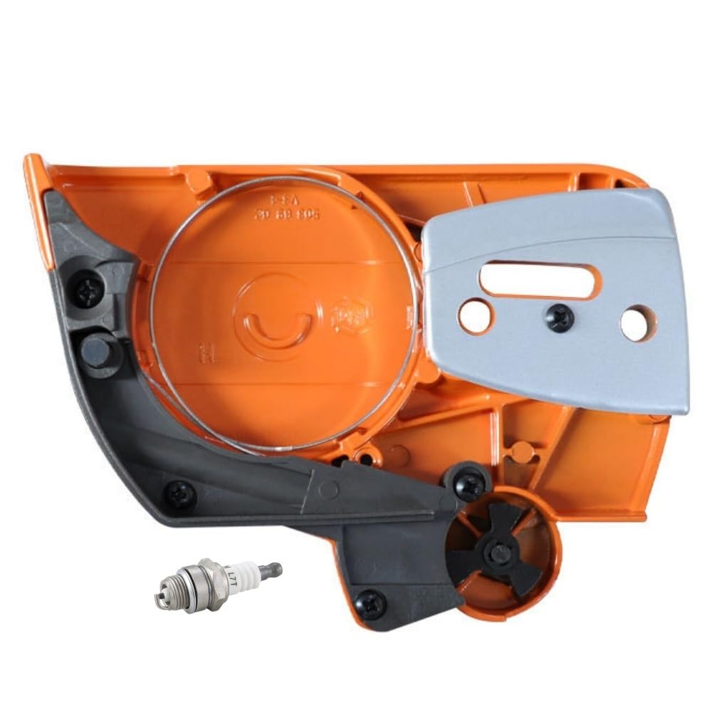 Sptozyg One Color Chain Sprocket Side Clutch Cover With Brake For 340 345 346 Xp 350 351 353 357 359 Epa Chainsaw Oem# 537 10 78-01 Husqvarna