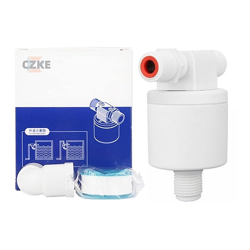 EKINS 12'' 34'' 1'' Floating Ball Valve Automatic Float Valve Water Level Control installed Outside Tower Tank Liquid Level Switch (Size 1")