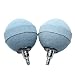 Pawfly 2 Inch Updated Crazy Air Stone Plus Bubble Ball Diffuser for Fish Tank Aquarium Hydroponics Pump, 2 Pack