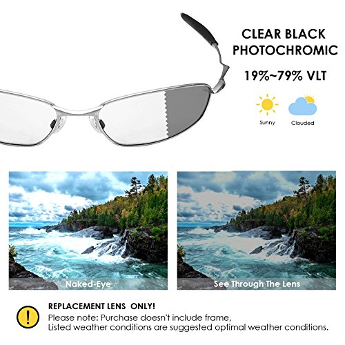 Image of BLAZERBUCK Anti-salt Polarized Replacement Lenses & Sock Kit for Oakley Whisker OO4141 Sunglass