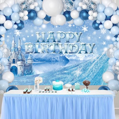 Fondo de fotografía tema castillo de hielo 5x3 ft miniatura 6