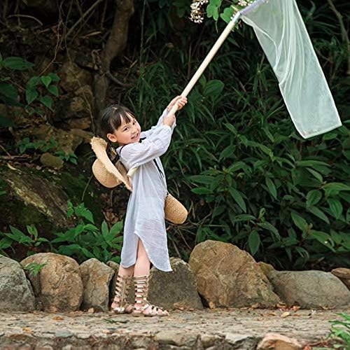BININBOX Girls Knee High Top Rivet Gladiator Sandals Fashion Summer Dress Flats Girls Zipper Boots Shoes(2 M US Big kid,Gold) | Image 2