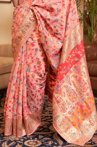Image of SWORNOF Womens Kanjivaram Banarasi Silk Saree Kanchipuram Patola saree