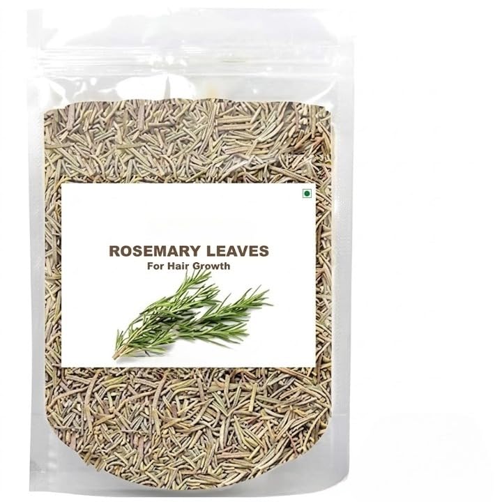 Rosemary Leaves For Hair Growth, Natural, Pure & Aromatic Herb For Cooking, Tea & Skincare,RoseMarry Herb - 100gm.