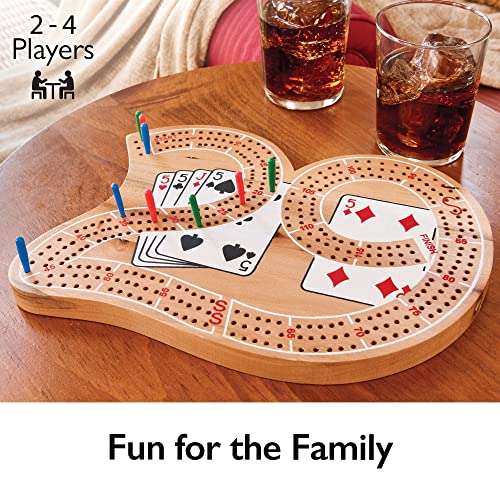 Juego de Mesa 29 Cribbage Clásico de Madera miniatura 2