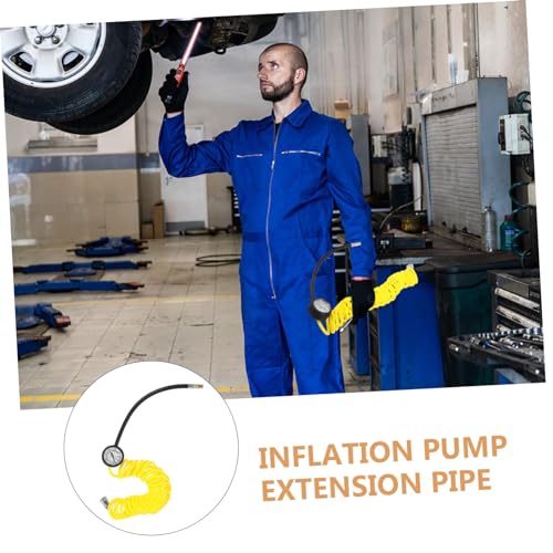 Housoutil Bomba De Ar Do Carro Tubo Mangueira De Ar Com Manga De Cotovelo De Compressão De Cobre Ada