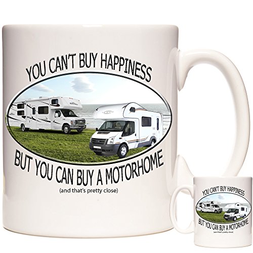 KAZMUGZ Motorhome Mug, You Can't Buy Happiness But You Can Buy A...