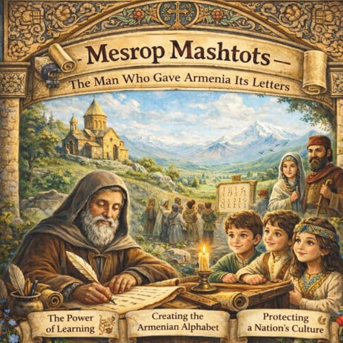 Mesrop Mashtots — The Man Who Gave Armenia Its Letters: The Inspiring Story Behind the Armenian Alphabet (Armenian Book For Children)