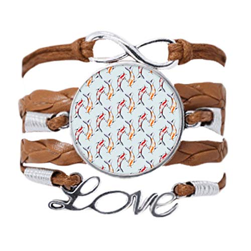 Bracelet Deux Poissons en cordon de cuir noir pour votre style quotidien