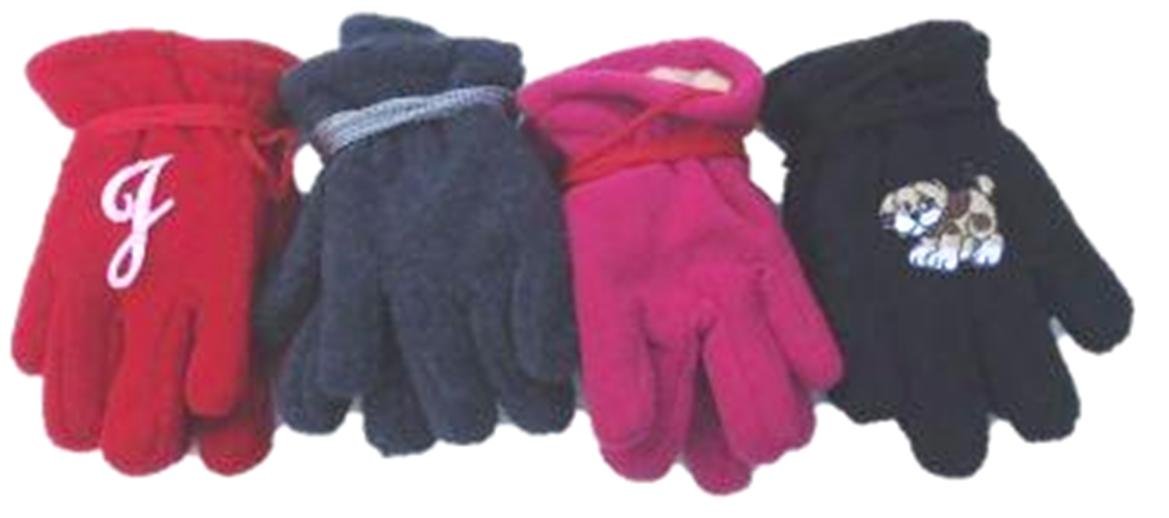 Four Pairs Fleece Very Warm Gloves for Infants and Toddlers Ages 0-12 Months