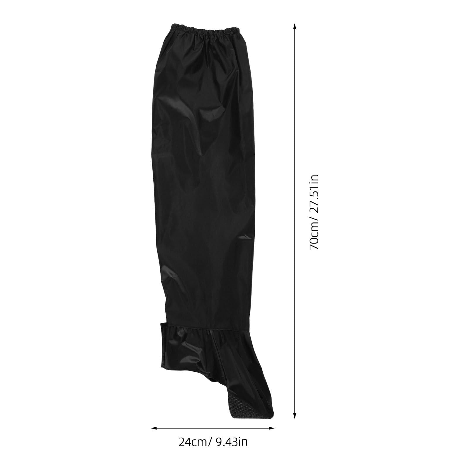Couvre-Chaussures de Cyclisme Imperméables Noir L, 2 Paires
