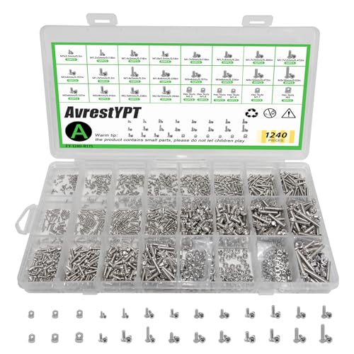 Fixation M1 M1.2 M1.4 M1.6 M1.7 M2 M2.5 M3 contre les filetages foirés et composants instables