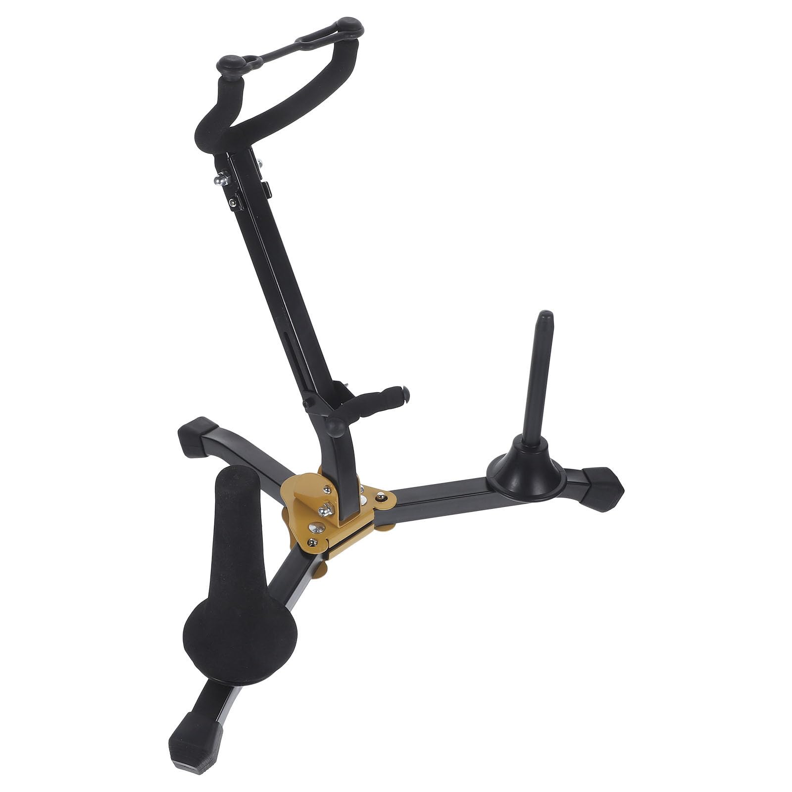 Vaguelly Saxophonständer Faltbar Stabiles Design aus Abs und Schaumstoff für Klarinette und Tenorsaxophon für Sammler und Tischaufstellung