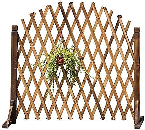 ZHEYANG Vallas De Madera Jardin Celosia Madera Barrera de Madera Palisade Expansión Valla de Madera Paneles de Bloqueo Planta Escalada Patio Valla Decorativa Borde de jardín Borde Picket Fence Model