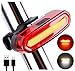 SIGEM Bike Tail Light, Headlight, Ultra Bright & USB Rechargeable, Bicycle Flashing Rear taillight, LED Safety Warning Strobe Head Light, Also for Helmet and Backpack 120 Lumens (Red-White)